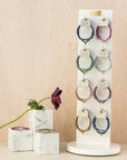 Tonal Chromacolor Miyuki Bracelet Trio - Blush/Gold