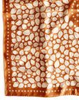 100% Silk Bandana Scarf - Strawberry Patch