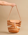 Small Terracotta Sisal Basket Bag