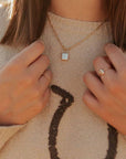 Newport Gold Filled Lock Necklace