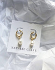Huggie Pearl Earring
