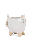 Sm Cat w/Tail Planter-4"L