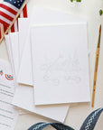 Americana paintable watercolor notecard set