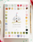 Fairytale watercolor workbook