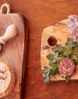 Italian Olivewood Charcuterie and Cheese Board - Rope Handle