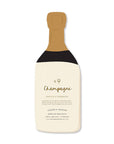 Happy Couple Champagne Bottle Greeting Card