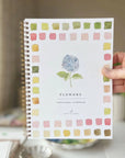 Flowers watercolor workbook