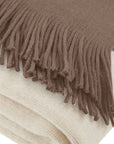 Cashmere-Like 50x60" Fringed Throw Blanket: Yellow