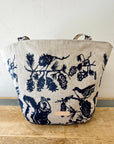 Pine Cone Heavy Linen Boho Tote Bag
