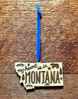 Montana Map Ornament