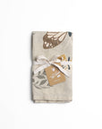 Homebody Cotton Linen Tea Towel | Butterfly Green Floral