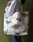 Oversized Prairie Pollinators Organic Market Tote Bag