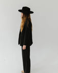 Luca Pencil Brim Teardrop Fedora - Gigi Pip