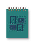 Custom City Stamp Mini Jotter Notebook
