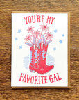 Favorite Gal Card