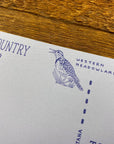 Montana Map Postcard