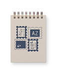 Custom City Stamp Mini Jotter Notebook