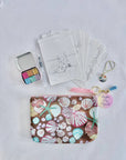 Shimmery Colors-Handmade Watercolor Postcard Painting Kit- Nancy Andruk Olson
