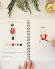 Nutcracker watercolor workbook