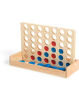 “4 in a Row” Wooden Board Game Recreational Toy