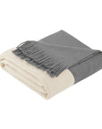 Cashmere-Like 50x60" Fringed Throw Blanket: Yellow