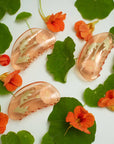 California Poppy Claw - Orange Acetate Flower Hair Clip