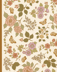 100% Silk Bandana Scarf - Enchanted Butterfly Floral