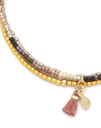 Chromacolor Miyuki Bracelet Trio - Bronze Multi/Gold