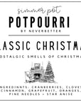 Classic Christmas Simmer Pot Potpourri
