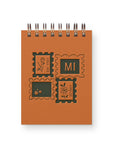 Custom City Stamp Mini Jotter Notebook