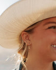 Dolly Boot Hoops: Gold