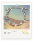 Mixed Media Bracelet - Inspiration/Red Aventurine/Gold