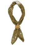 Brass Bandana Slide - Large Thunderbird - Scarf Ring