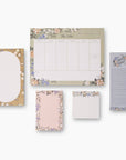 Blossom Large Notepad - Gold Floral