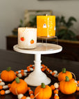 Candy Corn Ghost 12oz Icon Confetti Halloween Candle