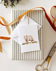 Bear mini notecard