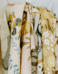 Homebody Cotton Linen Tea Towel | Birds Floral Botanical