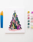 Can We Get More Tinsel by Nysha Lilly Holiday Paint by Numbers Framed Mini