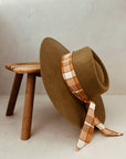 Plaid Twilly Hat Scarf