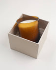 The Meadow Candle | Soy Wax Amber Glass Gold Foil Floral Box
