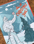Christmas Yeti Card