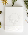 Wreaths paintable notecards