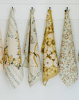 Homebody Cotton Linen Tea Towel | Pink Posies Floral