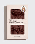 XL Satin Heatless Curling Set - Chocolate