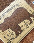 Birthday Bear Card