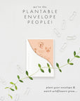 Dog Kisses Sprout-Birthday Mini Greeting Card (2.5" x 3.5")