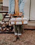 Leather Blanket Carrier