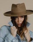 Luca Pencil Brim Teardrop Fedora - Gigi Pip