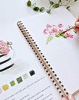 Bouquets watercolor workbook