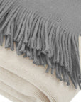 Cashmere-Like 50x60" Fringed Throw Blanket: Yellow